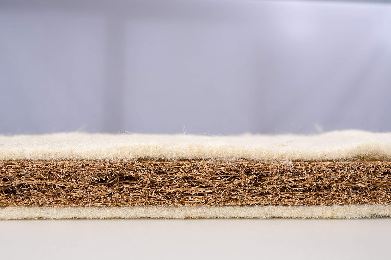 Traeumeland T030123 Nature Clouds Mattress for Bassinet, 37 x 70 cm, Muli Color