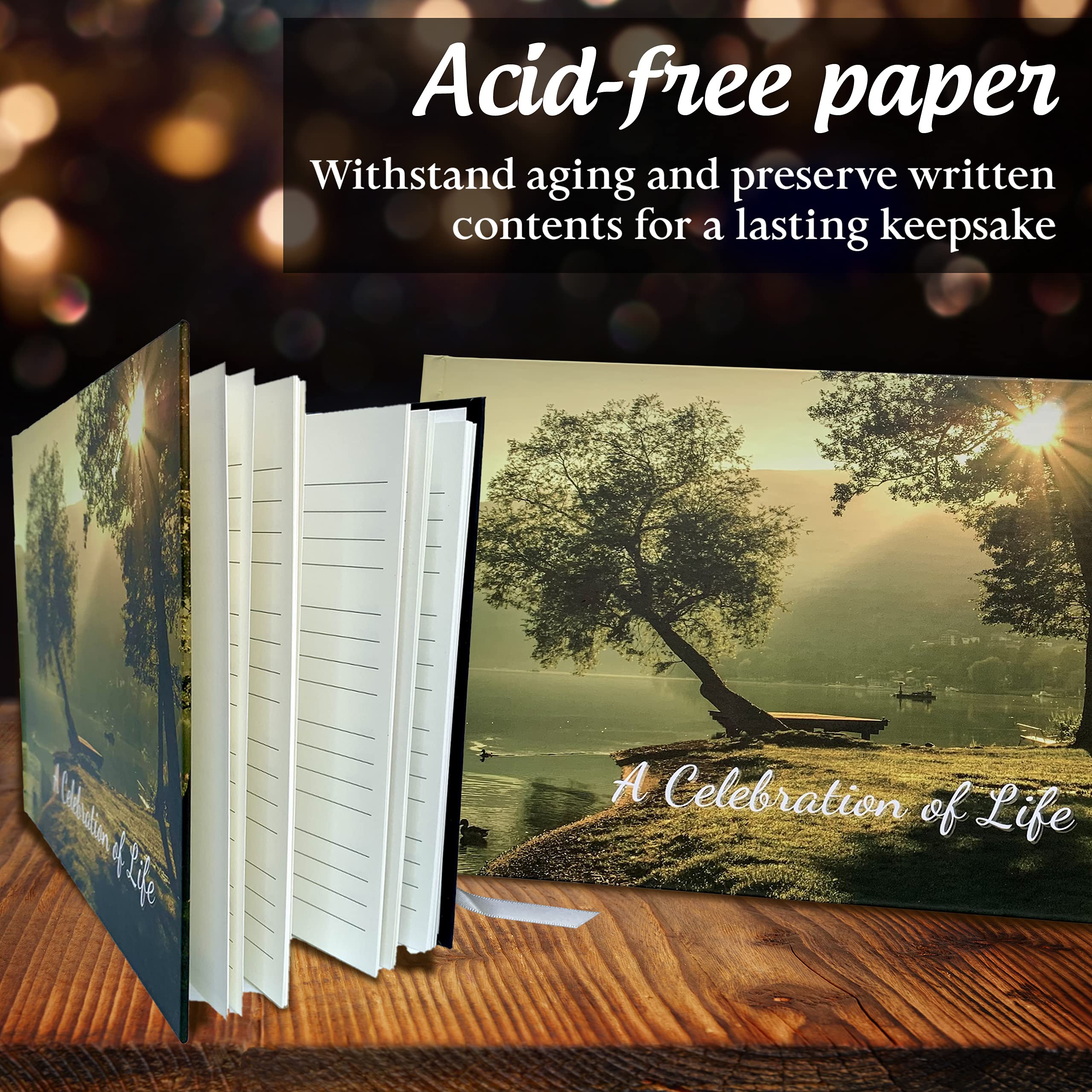 Funeral Guest Book Memorial Guest Book Guest Book for Funeral