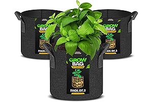 Utopia Home 15 Gallon Grow Bags with Handles