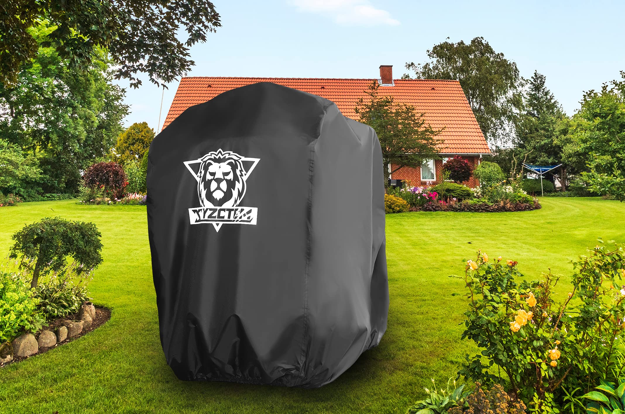 XYZCTEM Funda Impermeable 600D para Scooter, Color Negro, con Movilidad asistida (48 Pulgadas de Longitud)