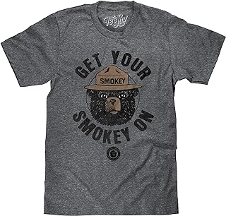 Men's Smokey Bear T-Shirt - Get Your Smokey On Graphic Tee Shirt