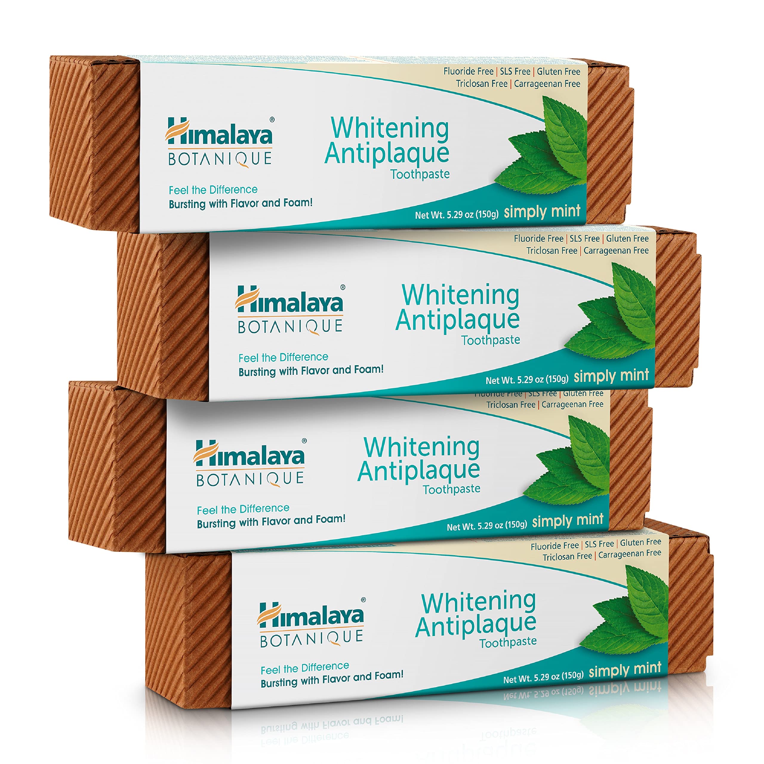 Himalaya Whitening Toothpaste - Simply Mint 5.29oz/150gm (4 PACK)