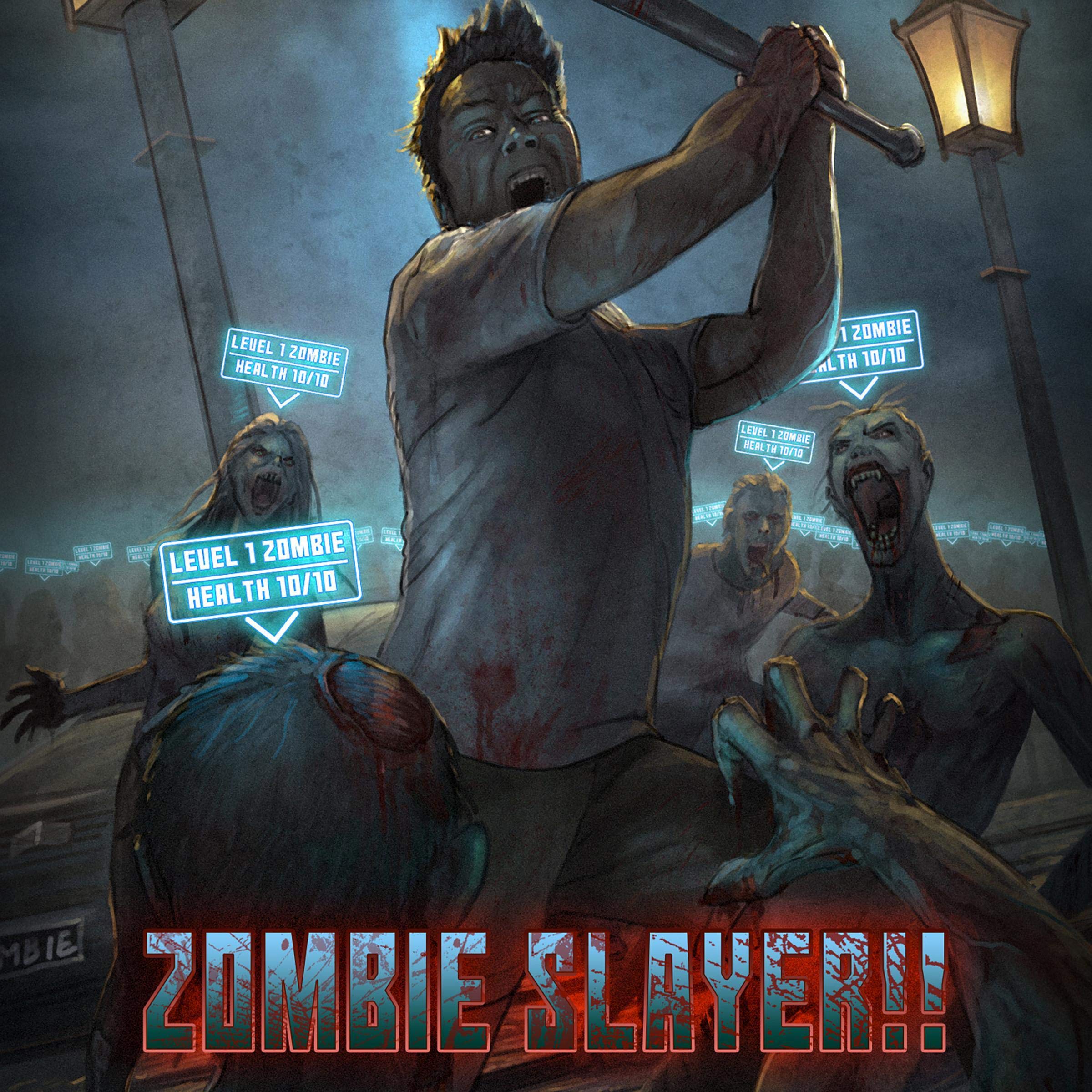 Cover art for Zombie Slayer!!: A LitRPG Apocalypse
