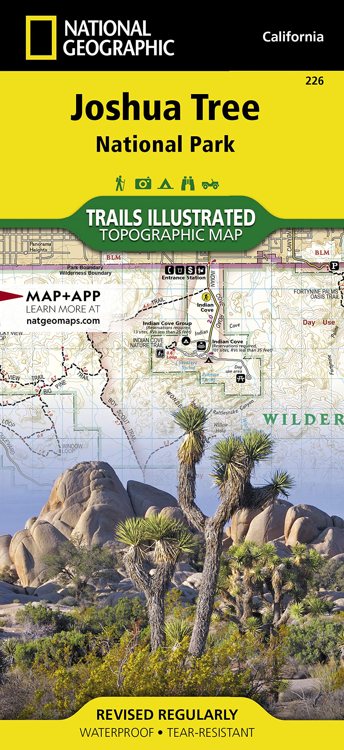 Joshua Tree National Park (National Geographic Trails Illustrated Map) (National Geographic Trails Illustrated Map, 226)