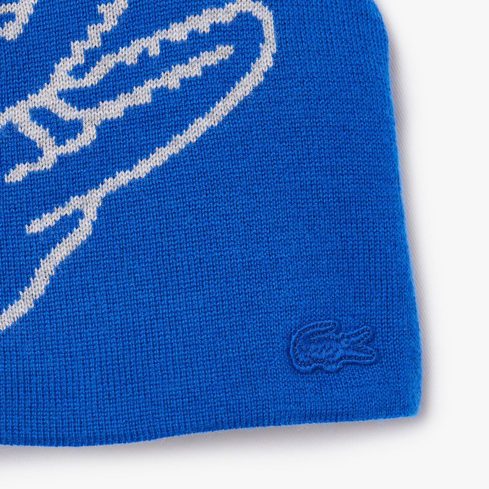 Lacoste RB3021 Bonnet Bleu/Gris