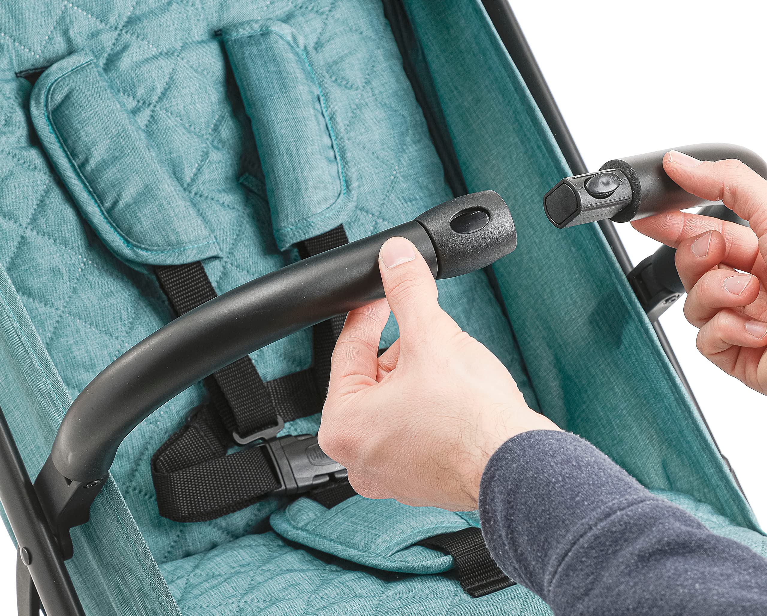 Chicco Trolley Me Passeggino Leggero da 0 Mesi a 15 kg, Passeggino Reclinabile e Pieghevole con Funzione Trolley, Chiusura Compatta, Parapioggia e Cappottina Estendibile, Portata Massima 18 kg