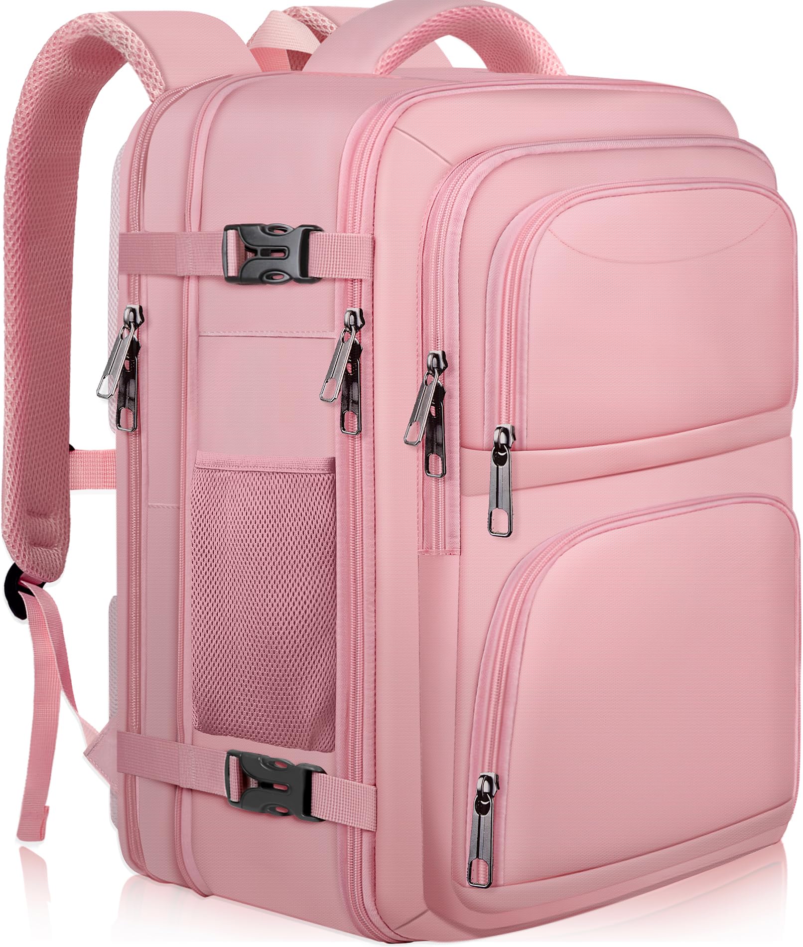 YGSNTG Travel Backpack for Women, 52L Carry On Backpack, Extra Large Expandable Travel Bag, 18.4 Inch TSA Flight Approved Luggage Personal Item Size