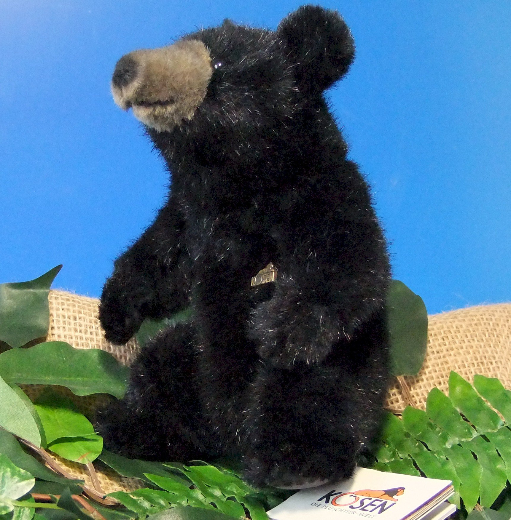 Amazon.co.jp: お座りベア 黒 KOSEN(ケーセン社) 18cm Black Bear Mini