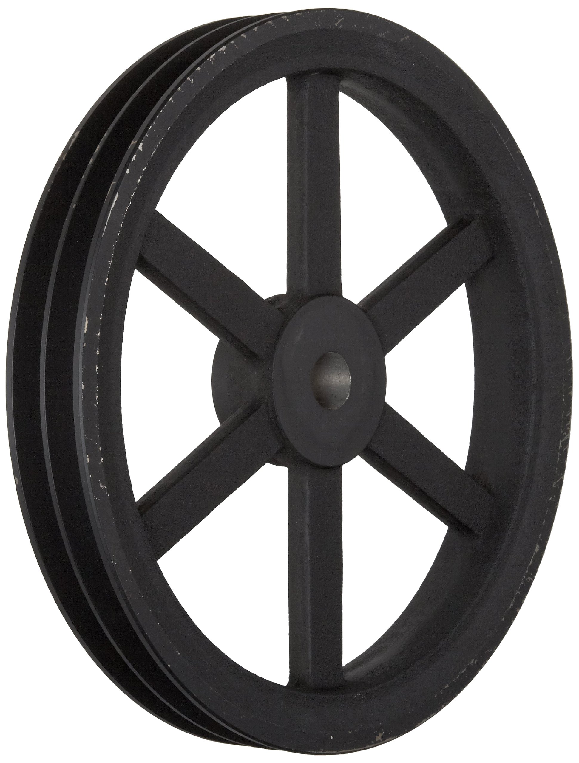 Martin 2BK130 P/B Plain Bore FHP Sheave, 4L/5L or B Belt Section, 2 Grooves, 1