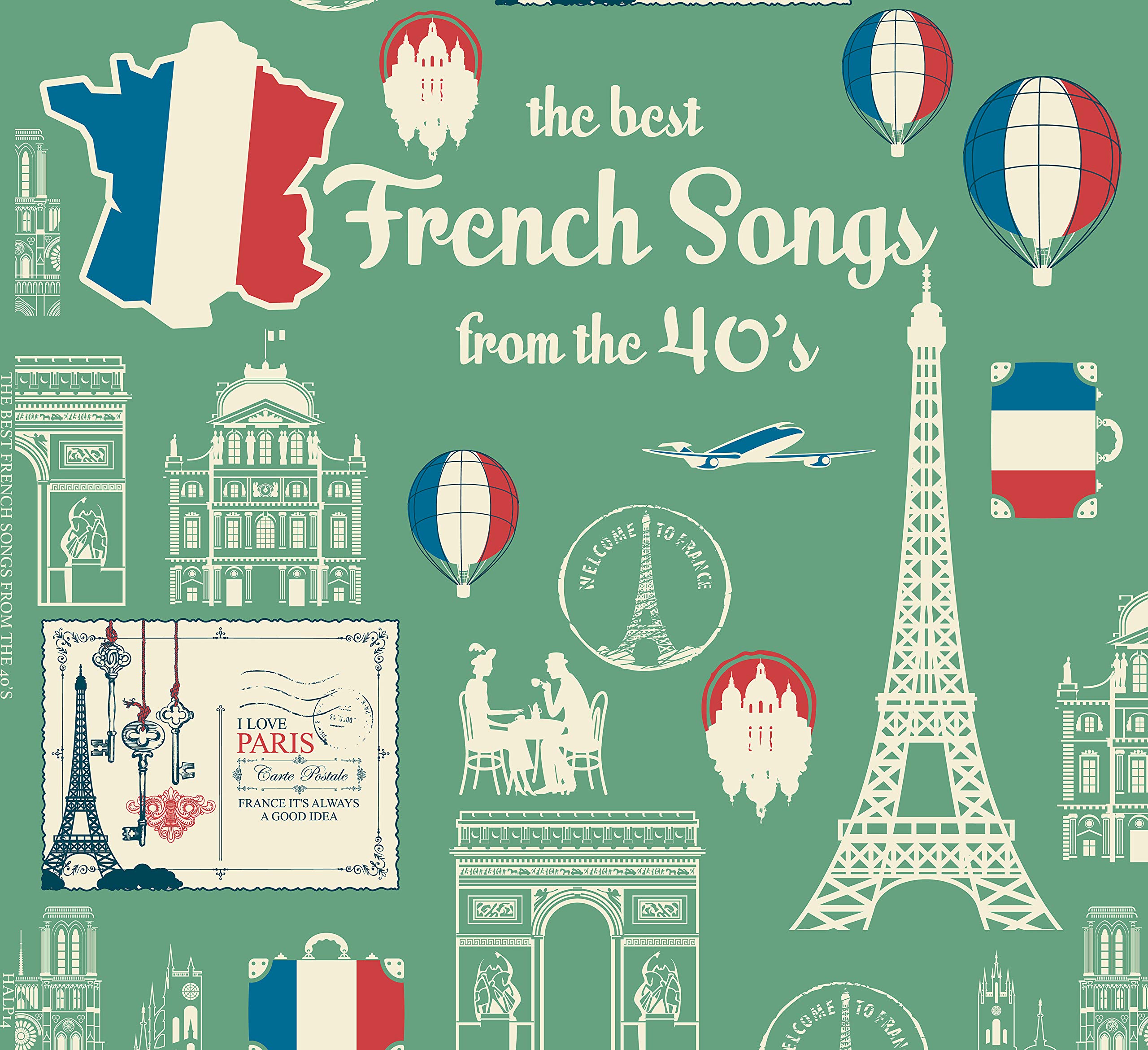 The best French Songs from the 40's Vinile - Édith Piaf , Charles Trenet , Juliette Gréco