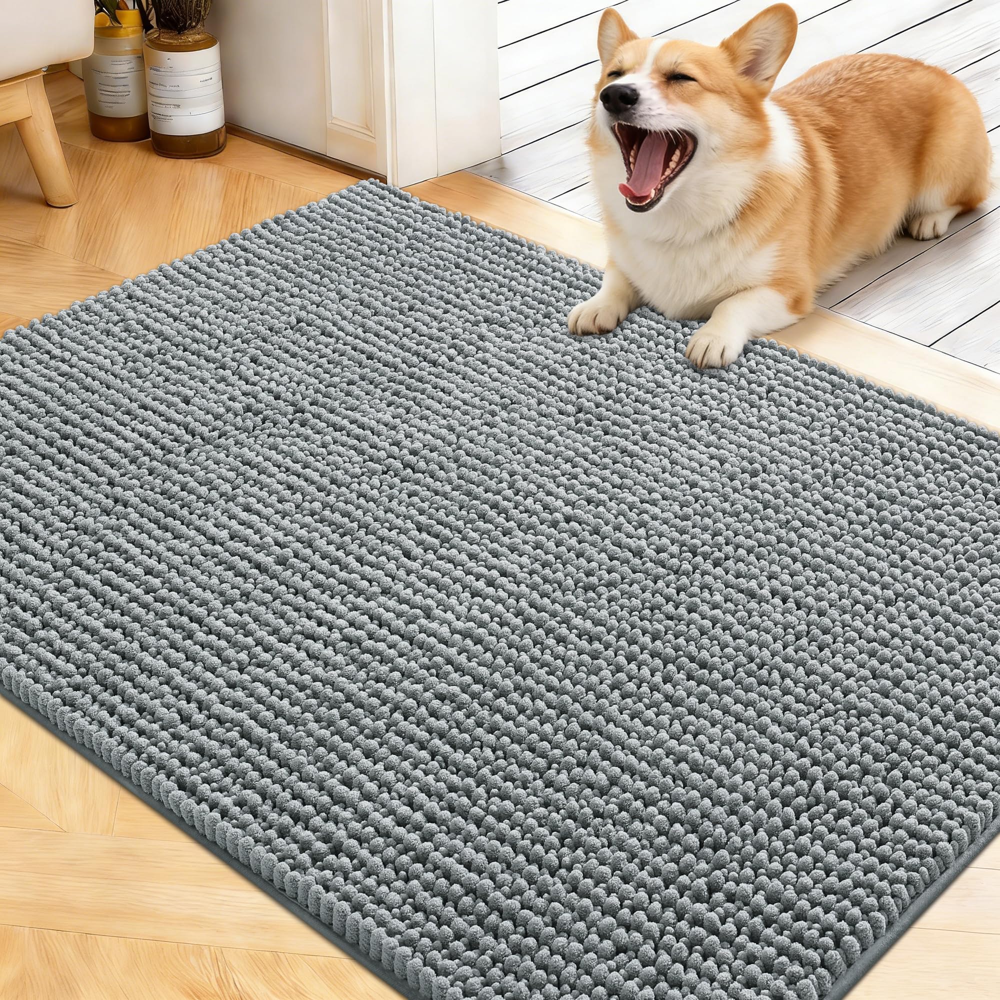 OLANLY Dog Door Mat