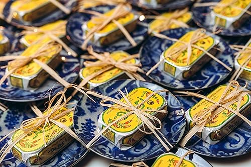 Miniatura 4 de Seafood Aficionado Muestreador de sardina  Paquete de 8  Paquete de sardinas portuguesas NURI y sardinas Pollastrini  8 latas, una de cada variedad