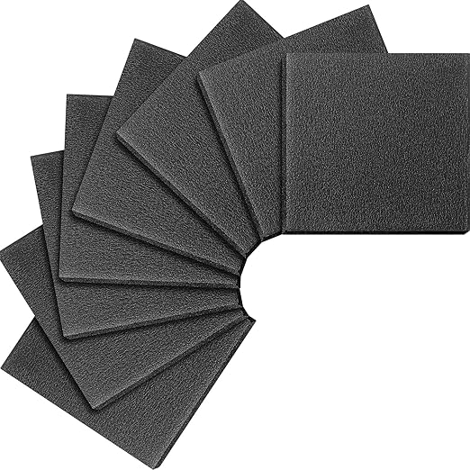 16 Pcs Foam Rubber Padding 3/4 Inch Thick Adhesive Closed Cell Foam Neoprene Insulation Foam