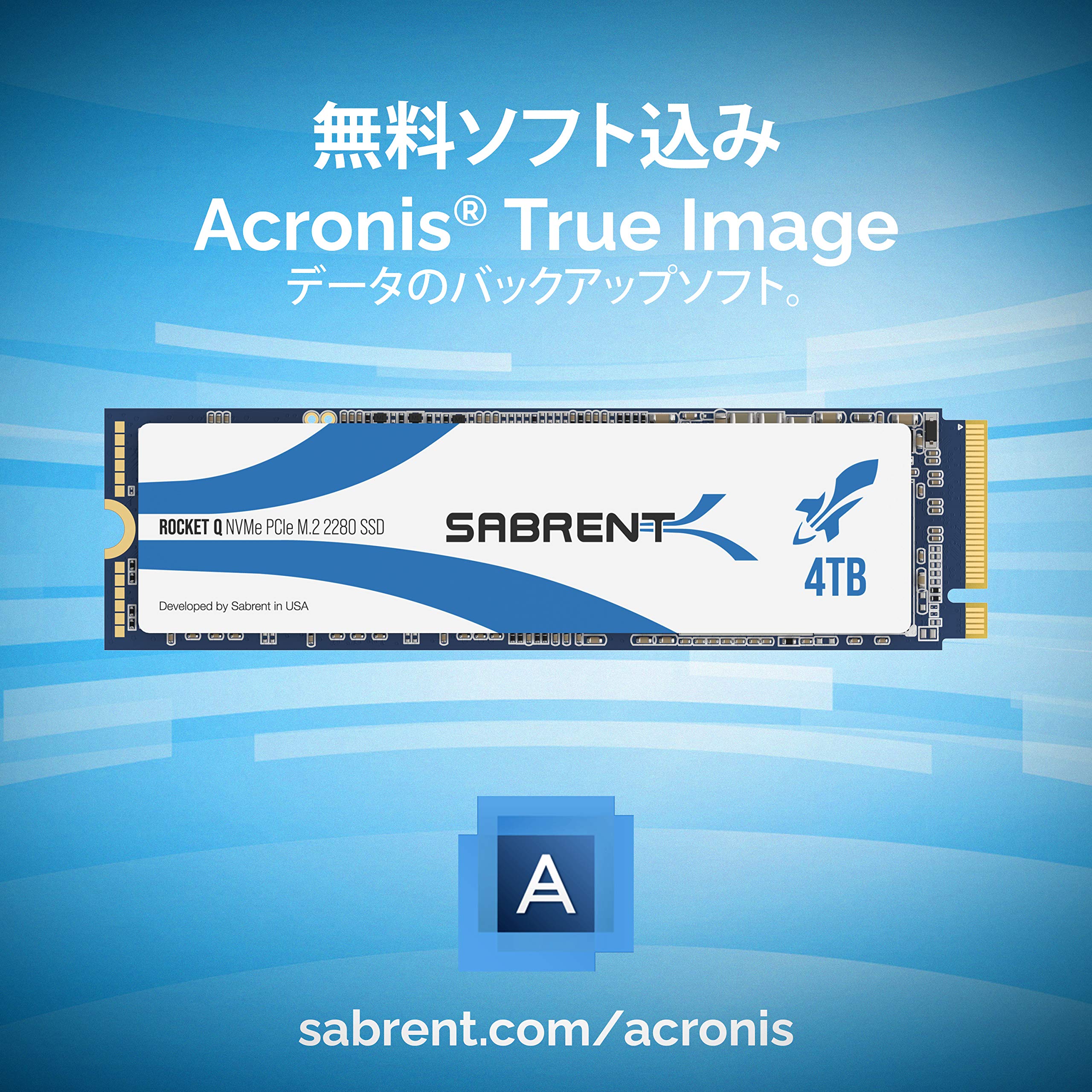 Amazon.co.jp: SABRENT SSD 4TB、M.2 SSD 4TB、NVMe 4TB PCIe M.2 2280