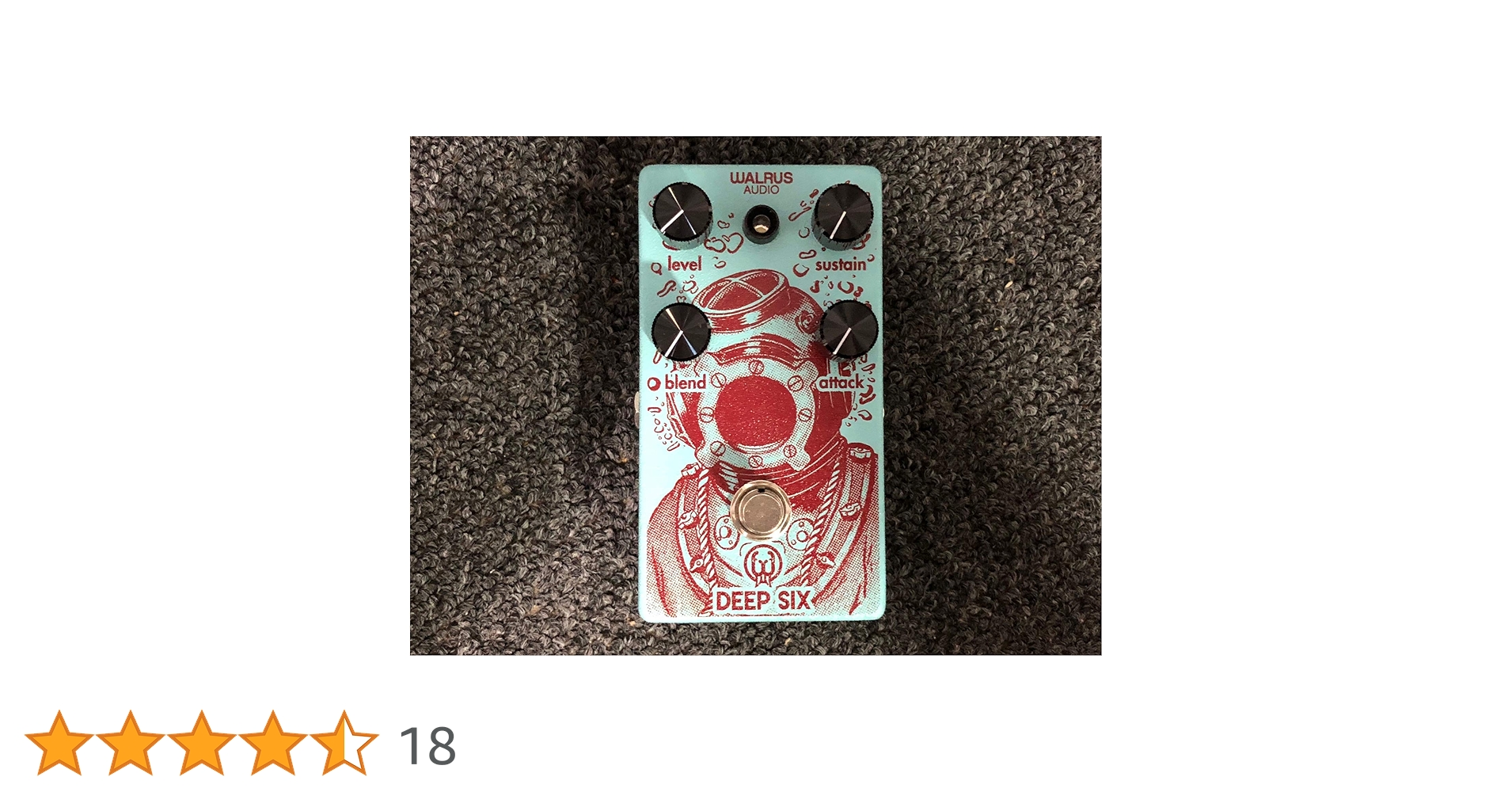 Walrus Audio Deep Six v1 コンプ Walrus Audio Deep Six Compressor V1 | Reverb