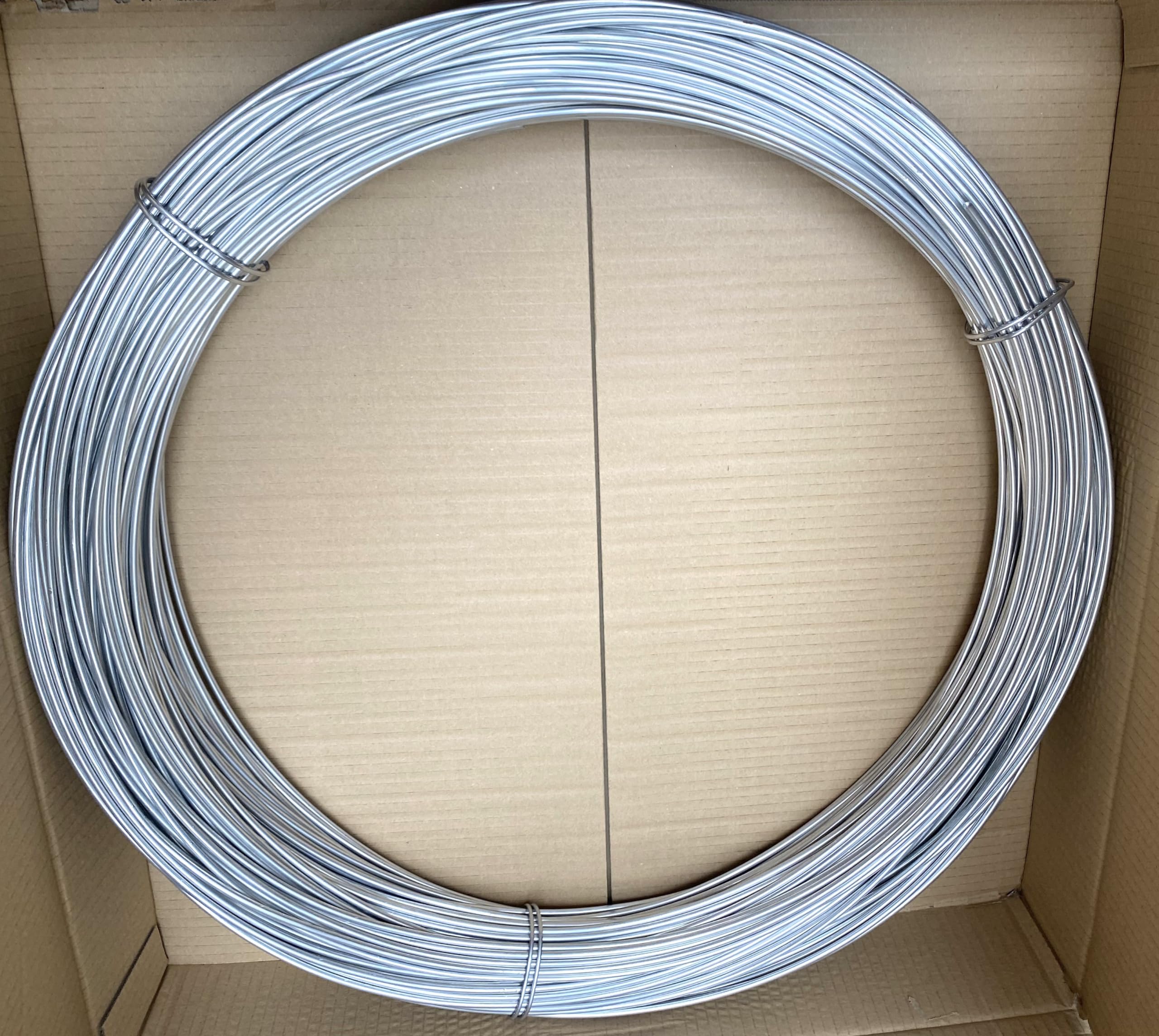 Filo di alluminio da 6 mm, (rotolo da 10 kg = circa 131 m), filo decorativo, filo per gioielli, filo floreale, filo per modellazione, filo per fiori, filo decorativo, filo di alluminio,