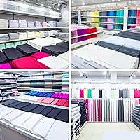 Vista 8 de ITY - Tela de jersey Tejido de elastano, elástico en 2 direcciones, 95% poliéster, 5% elastano, antiarrugas, transpirable, 60 pulgadas de ancho