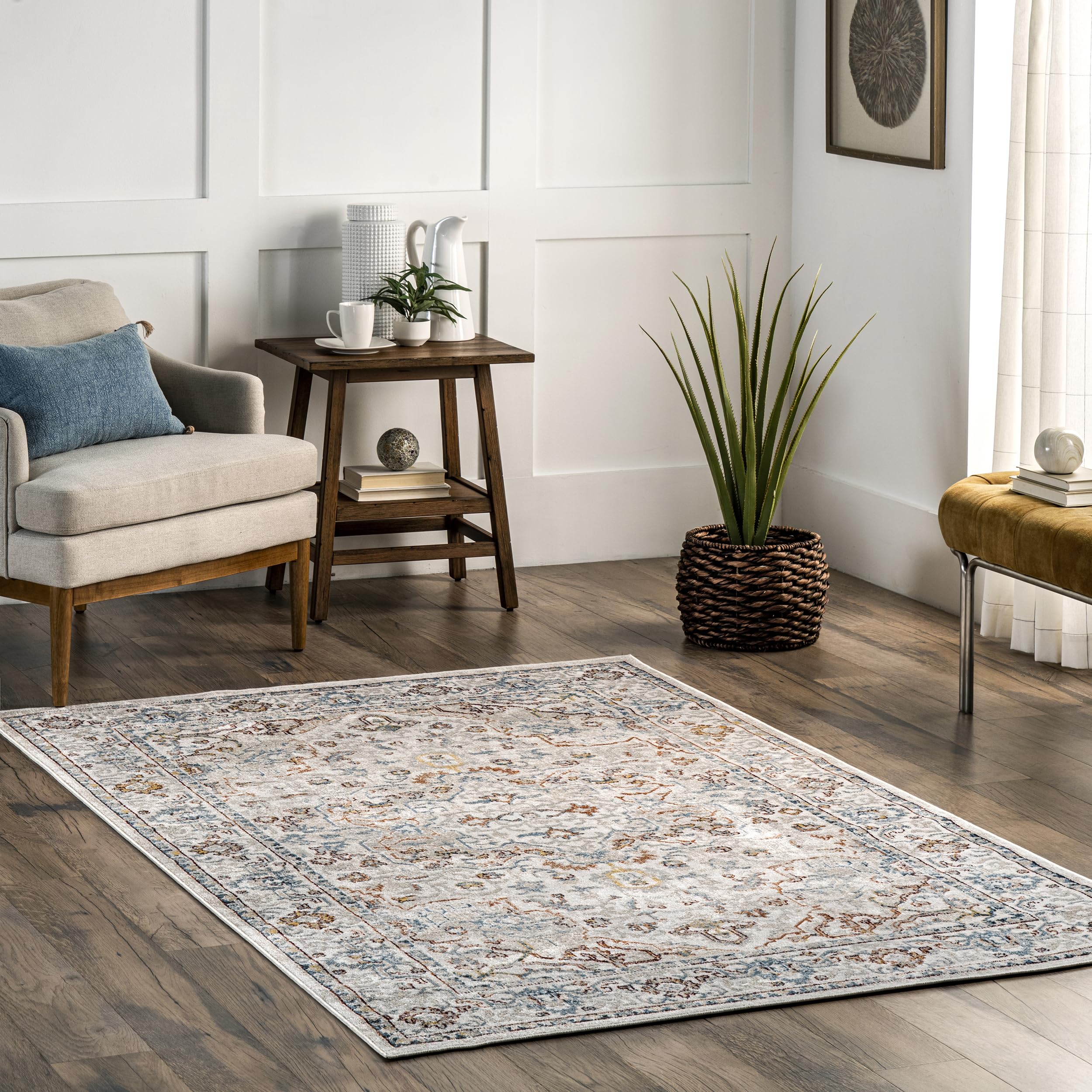 Amazon.com: nuLOOM Cady Machine Washable Transitional Area Rug