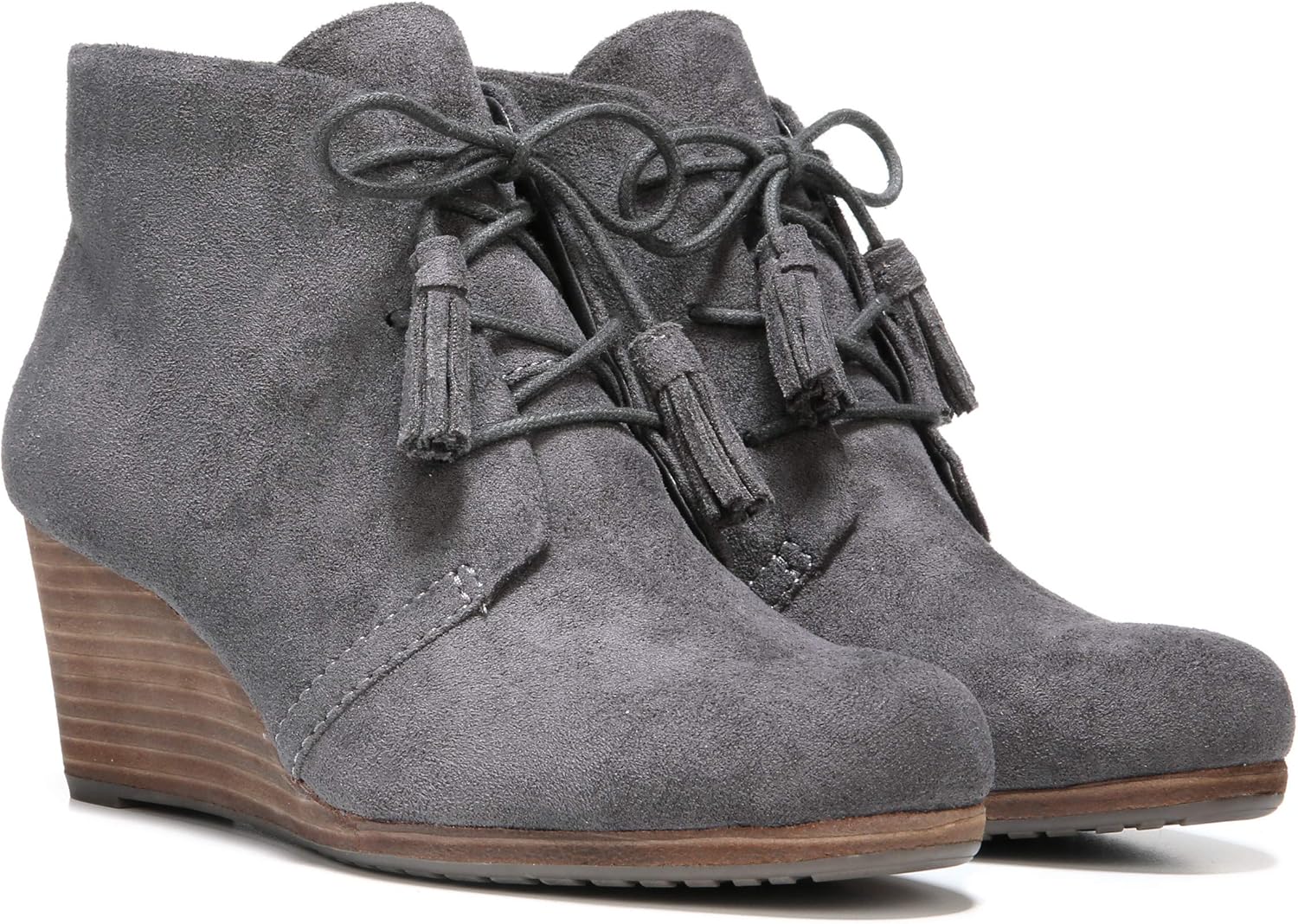Dr. Scholl's Shoes Shoes Women's Dakota Boot 6 Dark Grey Microfiber Suede