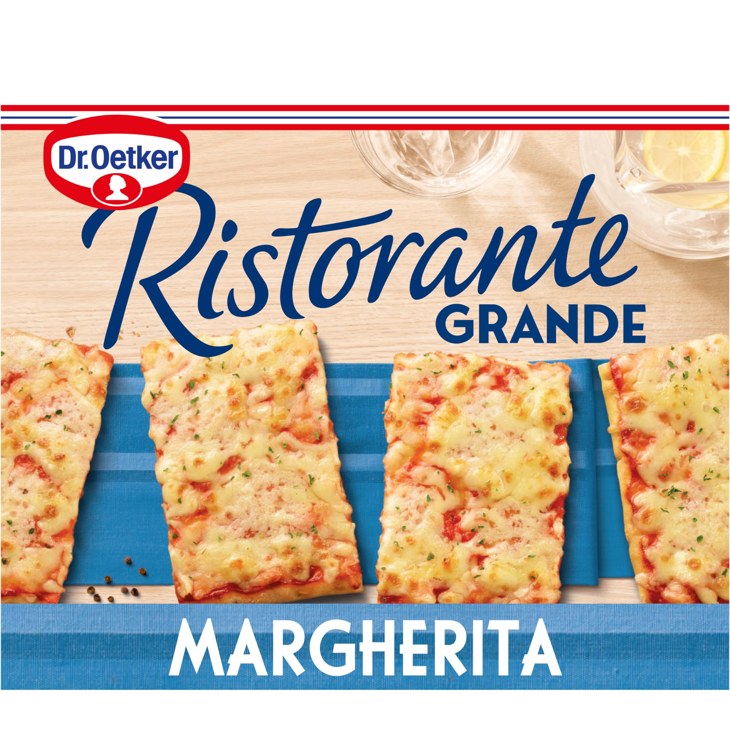 Dr. Oetker Ristorante Large Stonebaked Margherita Four Cheese Pizza 585g