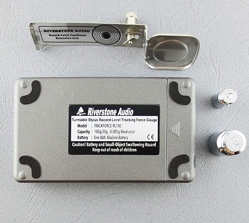 Miniatura 6 de Medidor de presión de fuerza de seguimiento de lápiz giratorio de nivel de registro de precisión, 3.53 oz, resolución de 0.00 oz (plata)