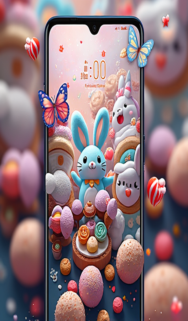 Blue Cinnamoroll - Sanrio Cute HD 4K Live Backgrounds Kawaii-Amazonアプリ ...