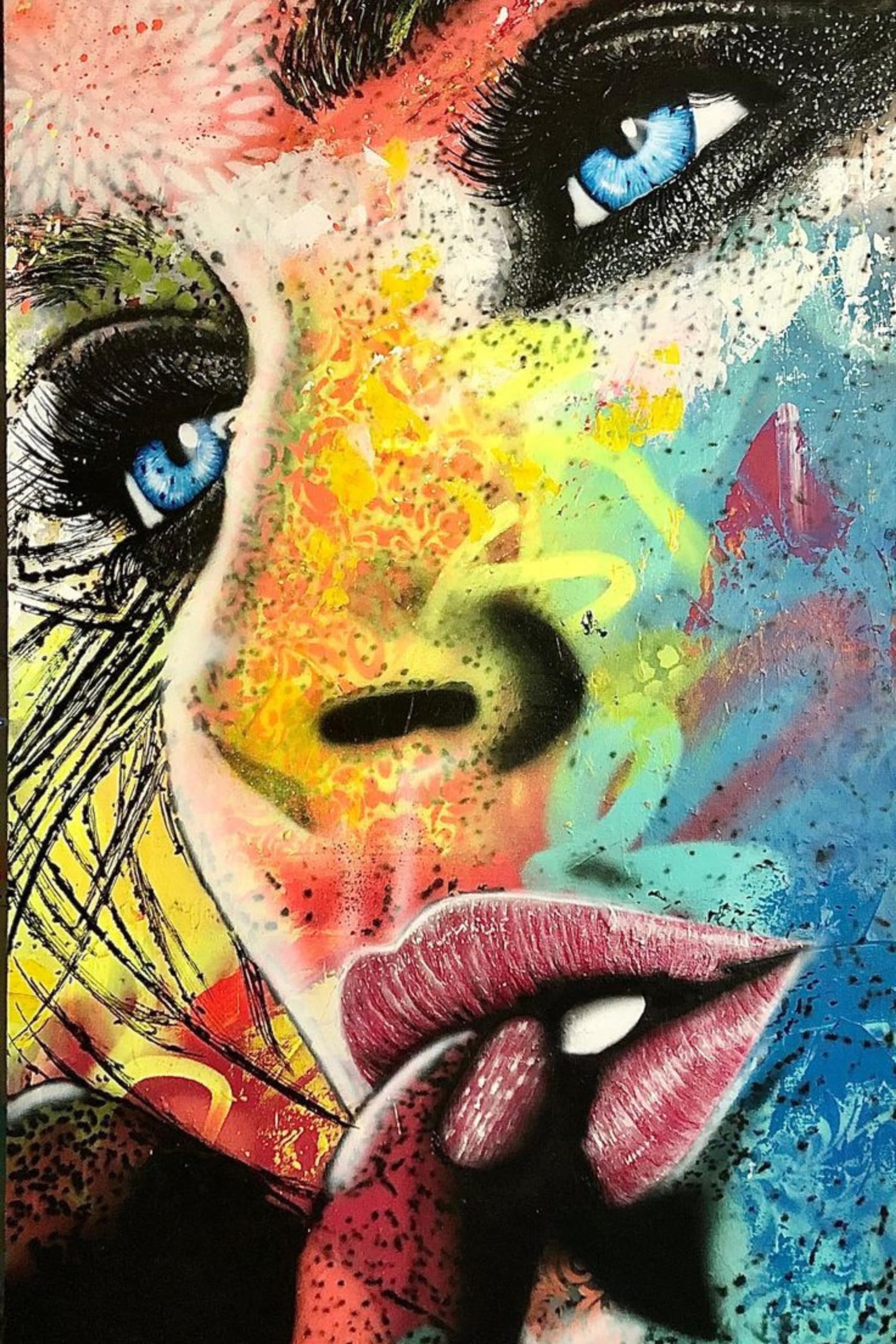 Beautiful Women Modern Art Poster For Home Room Wall Decor Easy Peel And Stick 12x18 inch Laminated Print On 300GSM Paper (Unframed) (Poster 55)