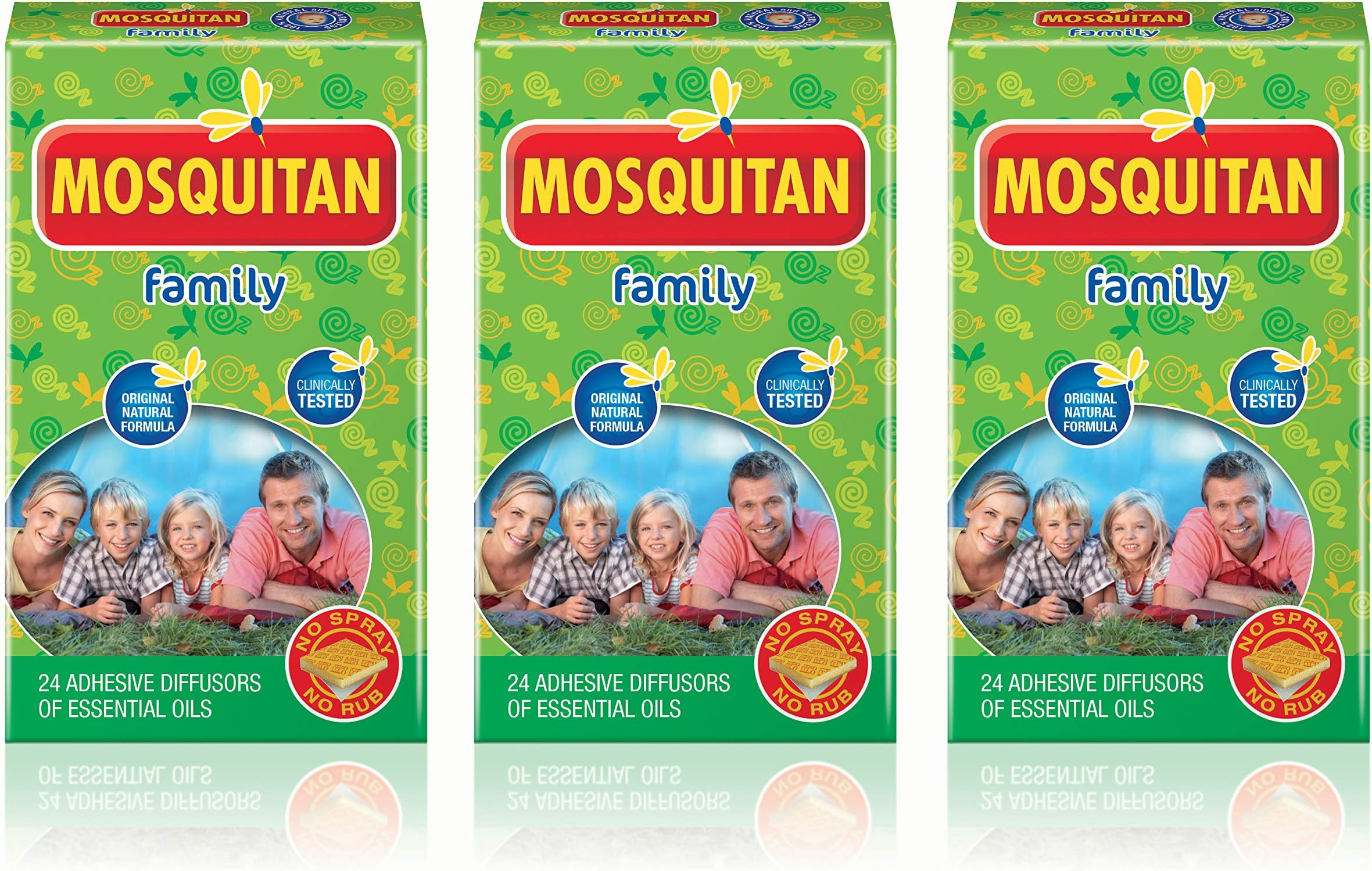 Mosquitan Roll-On After Bite Instant Insect Bite Relief 100% Natural Active Ingredients 20ML (3 Pack)