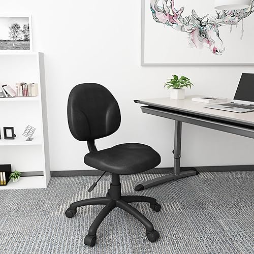 Miniatura 2 de Boss Office Products Silla de trabajo Dimond sin brazos en negro