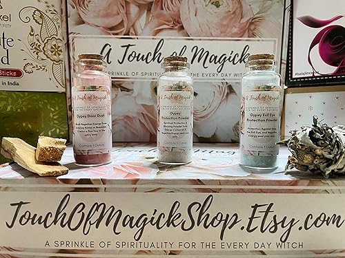 Miniatura 4 de Gypsy Evil Eye Protection Powder - 1 Ounce against Envy, Malocchio, Witchcraft, Traditional Recipe with POWERFUL Herbs, Roots, Powders