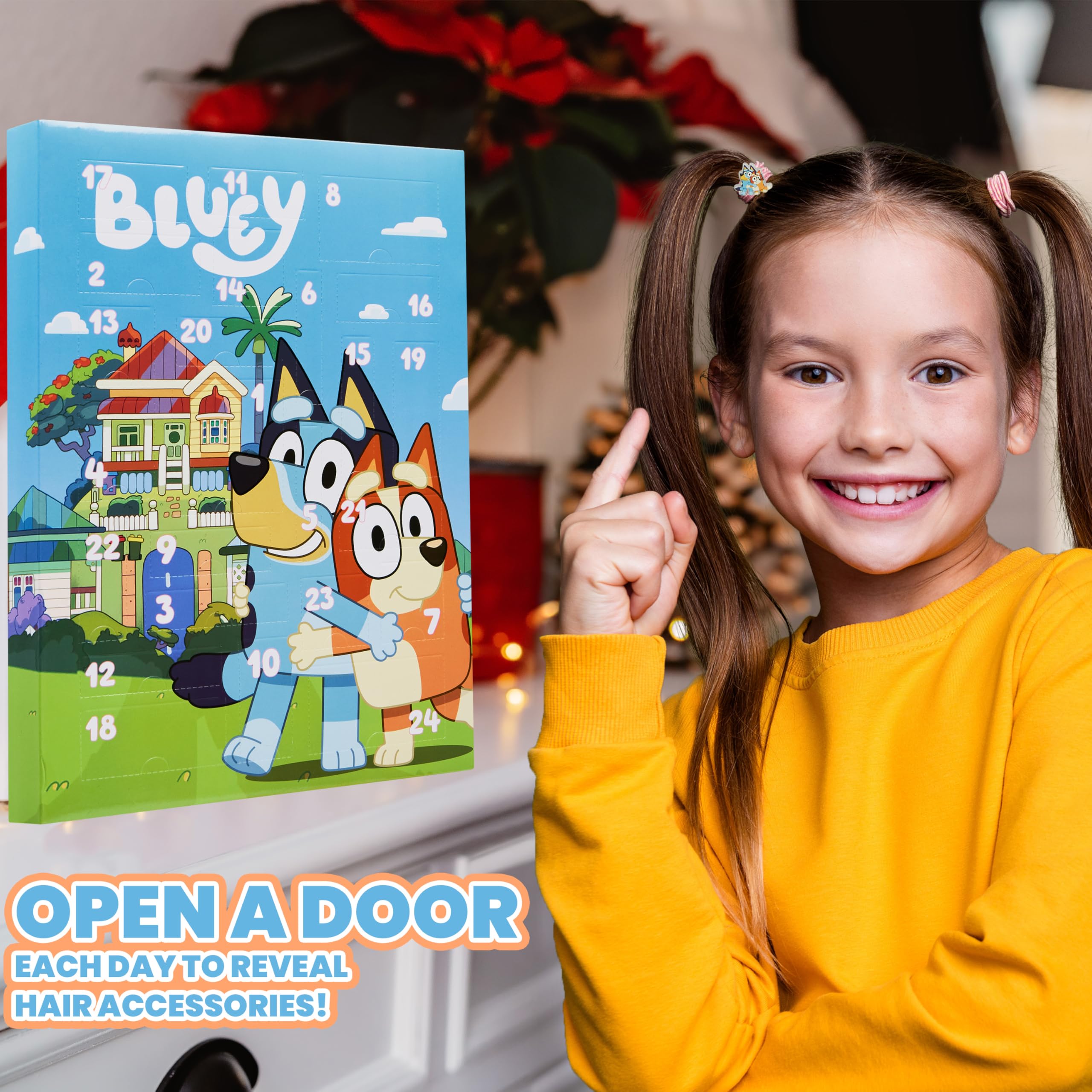 Amazon.co.jp: Bluey アドベントカレンダー 2024 ガールズヘア
