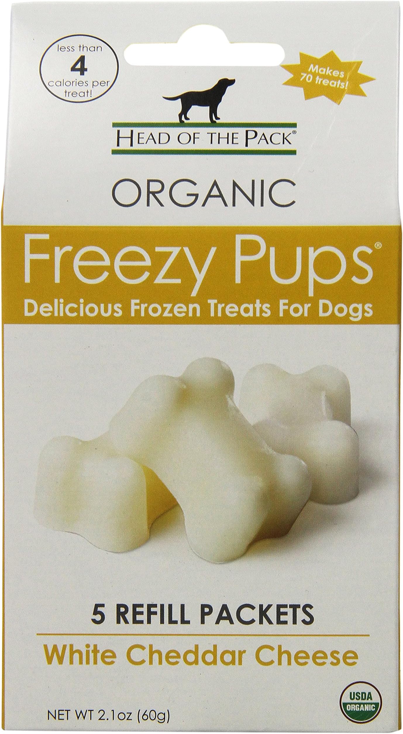 Freezy Pups - 5 Refill Packets - White Cheddar Cheese