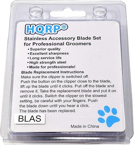 Miniatura 5 de HQRP Cuchilla para cortar animales de tamaño 10 compatible con Oster Power Pro Ultra Cordless 078400-020-000 78400-013 78740-013 para aseo de