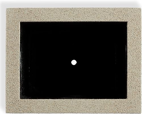 Miniatura 5 de PolyStone Cozumel - Maceta alta y moderna en columnas para exteriores e interiores, 23 pulgadas de largo x 18 pulgadas de ancho x 30 pulgadas de