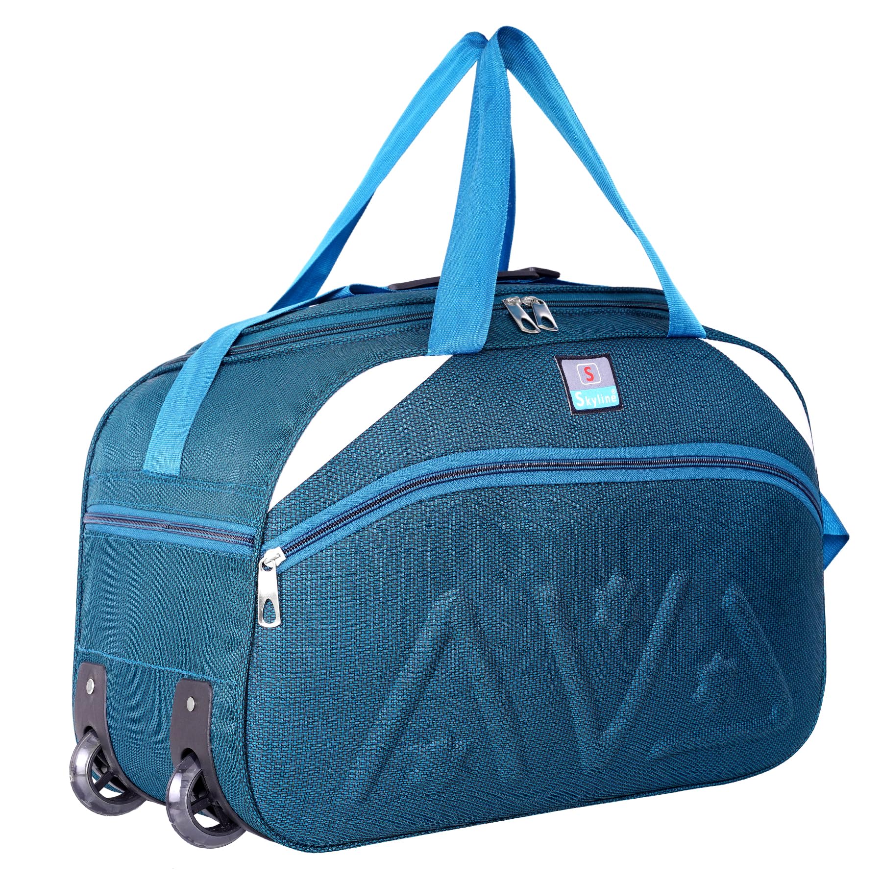 Skyline 60L Wheeled Travel Duffel Bag Lightweight, Spacious & Durable for Men & Women-image-3