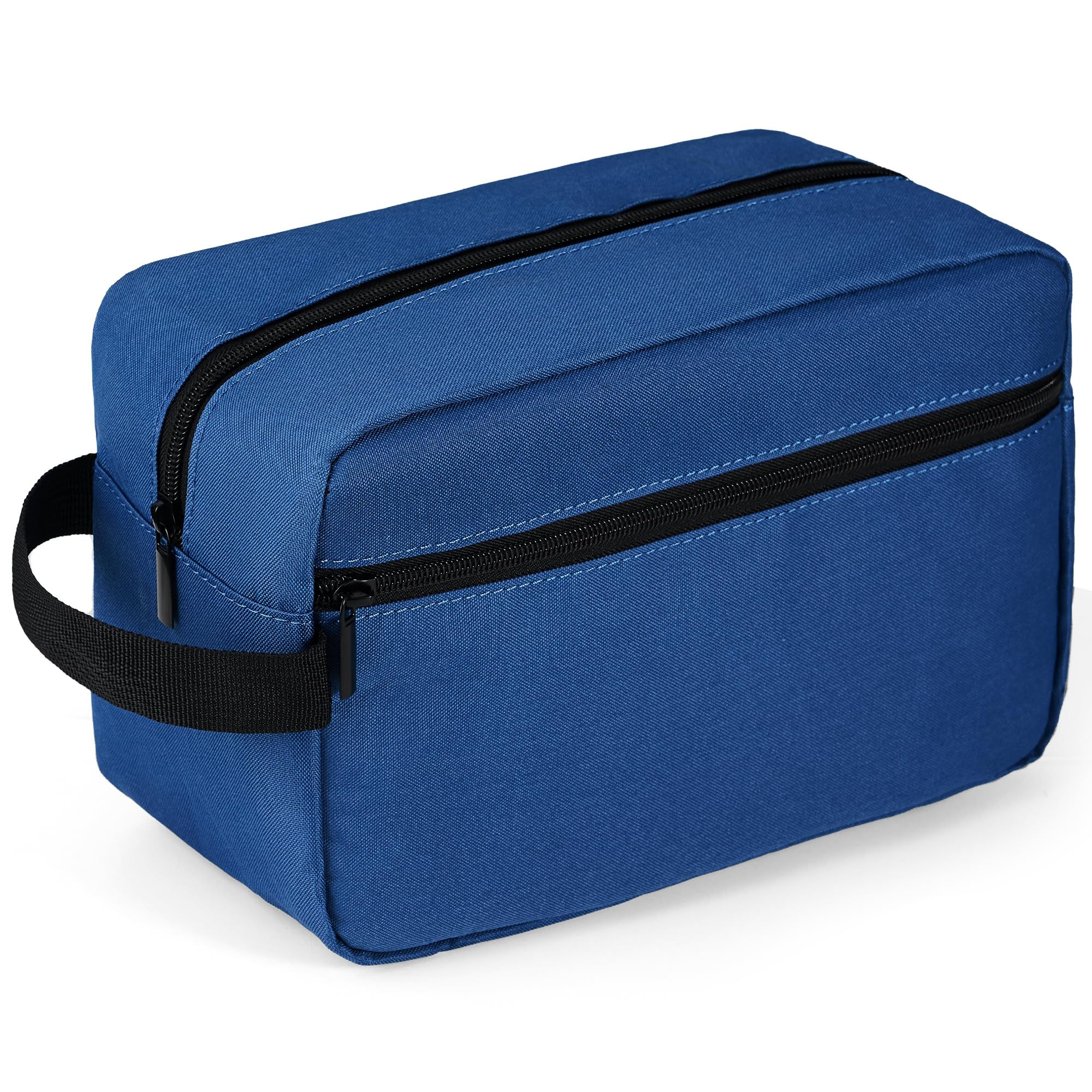 Hanging Toiletry Bag, Lightweight Travel Dopp Kit, Large, Navy Blue