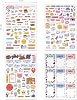 colortouch Sticker Set - Set of 400 Stickers for Girls, Teens and Adults - Scrapbook Sticker Book - Bullet Journal Sticker Collection for Laptop, Diary, Agenda and Planner