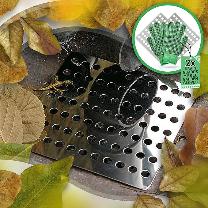 Medipaq Drain Covers Outdoor Square 2Pack 15cm x 15cm Plus Free