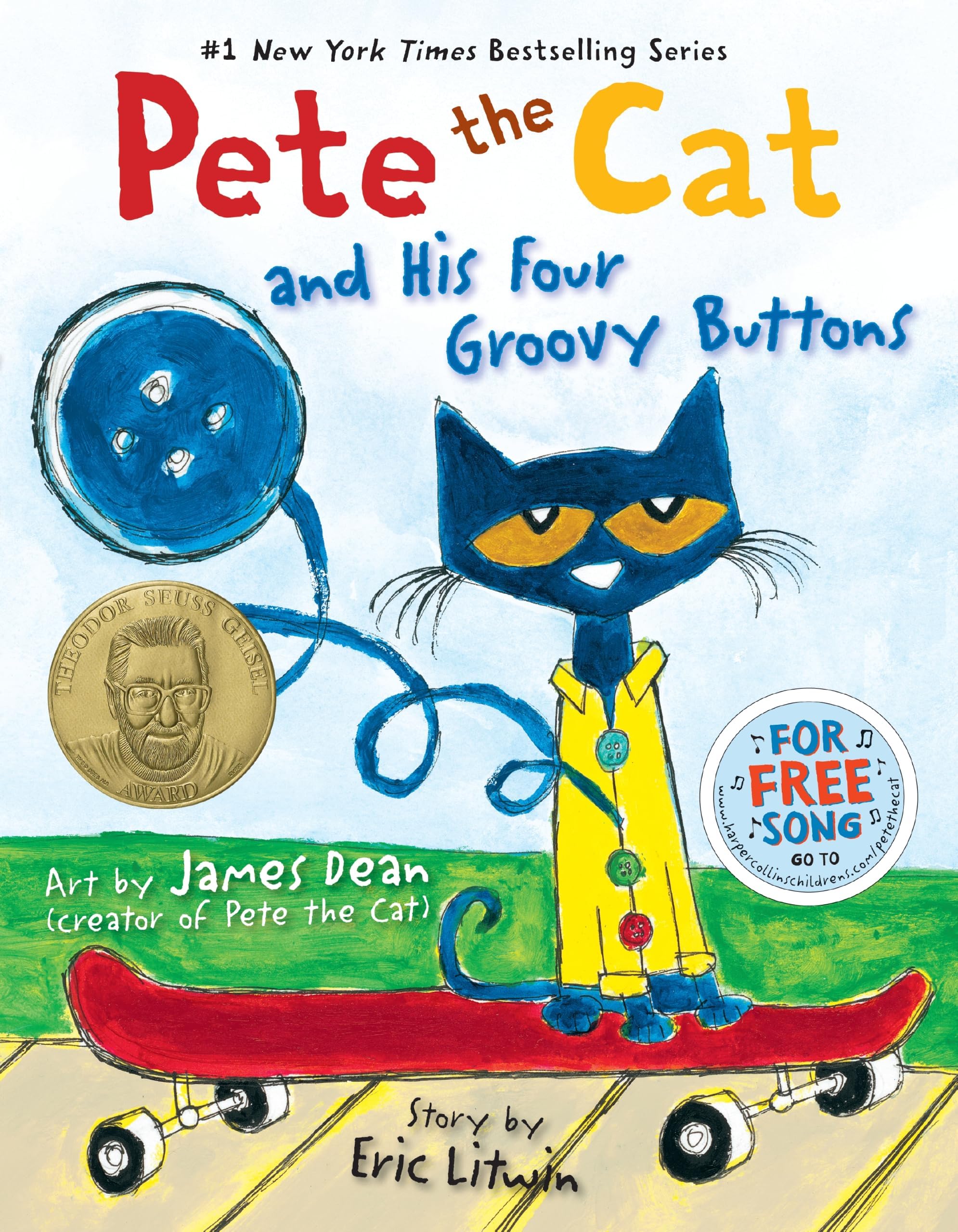 Pete the Cat and His Four Groovy Buttons: A Groovy Counting Adventure with Pete and His Four Favorite Buttons