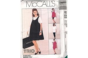 Chic Maternal Patterns from McCall's 8122: Versatile Maternity Dress, Top, Pants, Shorts, and Skirt