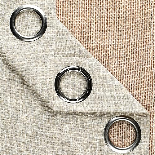 Miniatura 4 de VOGOL YouYee - Hermosas cortinaspersianaspanelestratamiento para la sala de estar del dormitorio, ojales superiores (2 paneles)