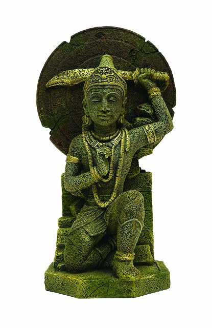 Rosewood Budda Warrior - Adorno para Acuario, tamaño Grande