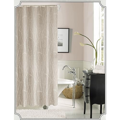 Taupe Shower Curtain Amazon Com
