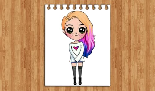 How to draw a Chibi Cute Girls Step by Step