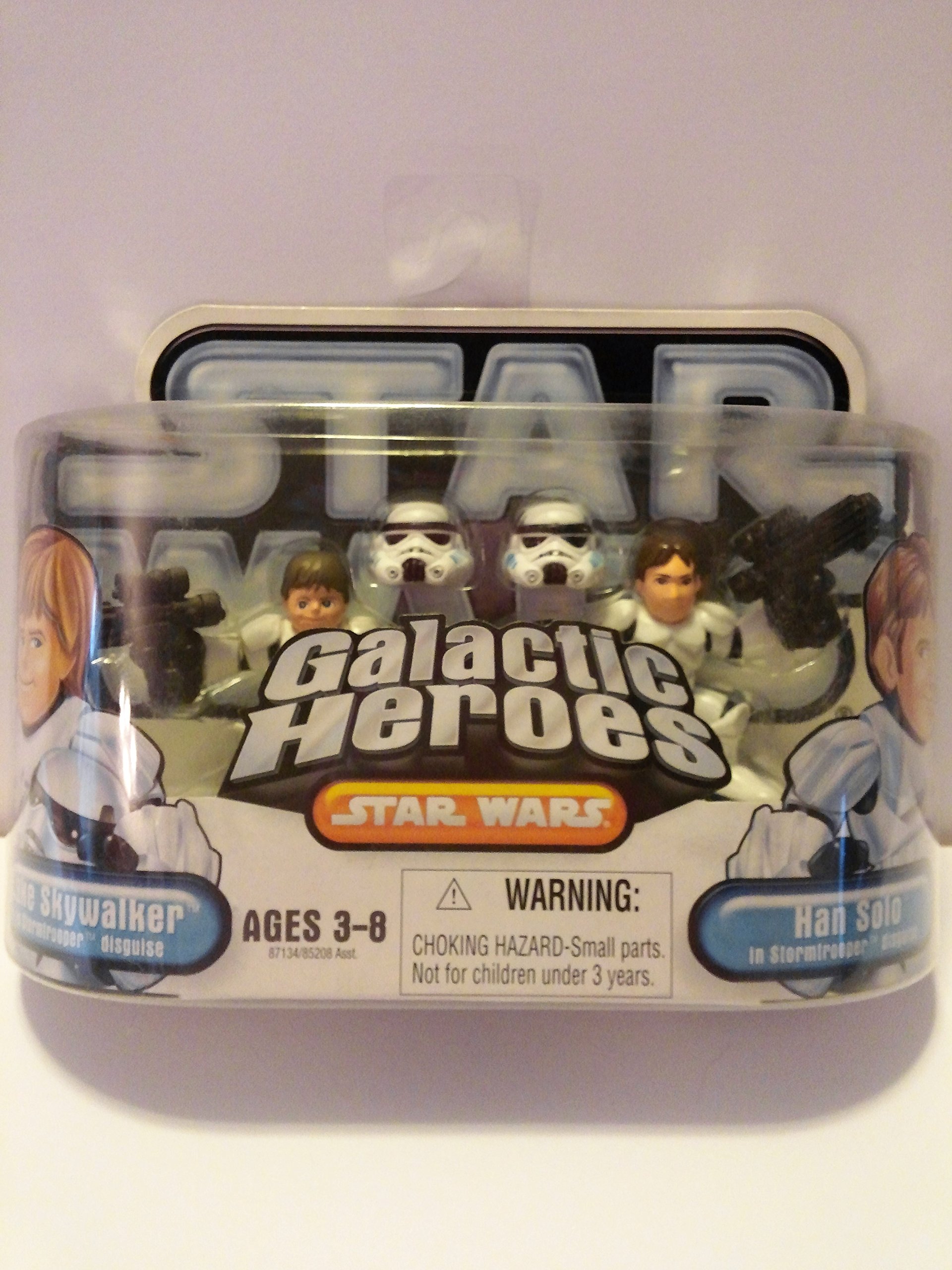 SF・ファンタジー・ホラー STAR WARS STORMTROOPER Luke Han Solo Hasbro Star Wars Galactic Heroes Luke Stormtrooper and Han