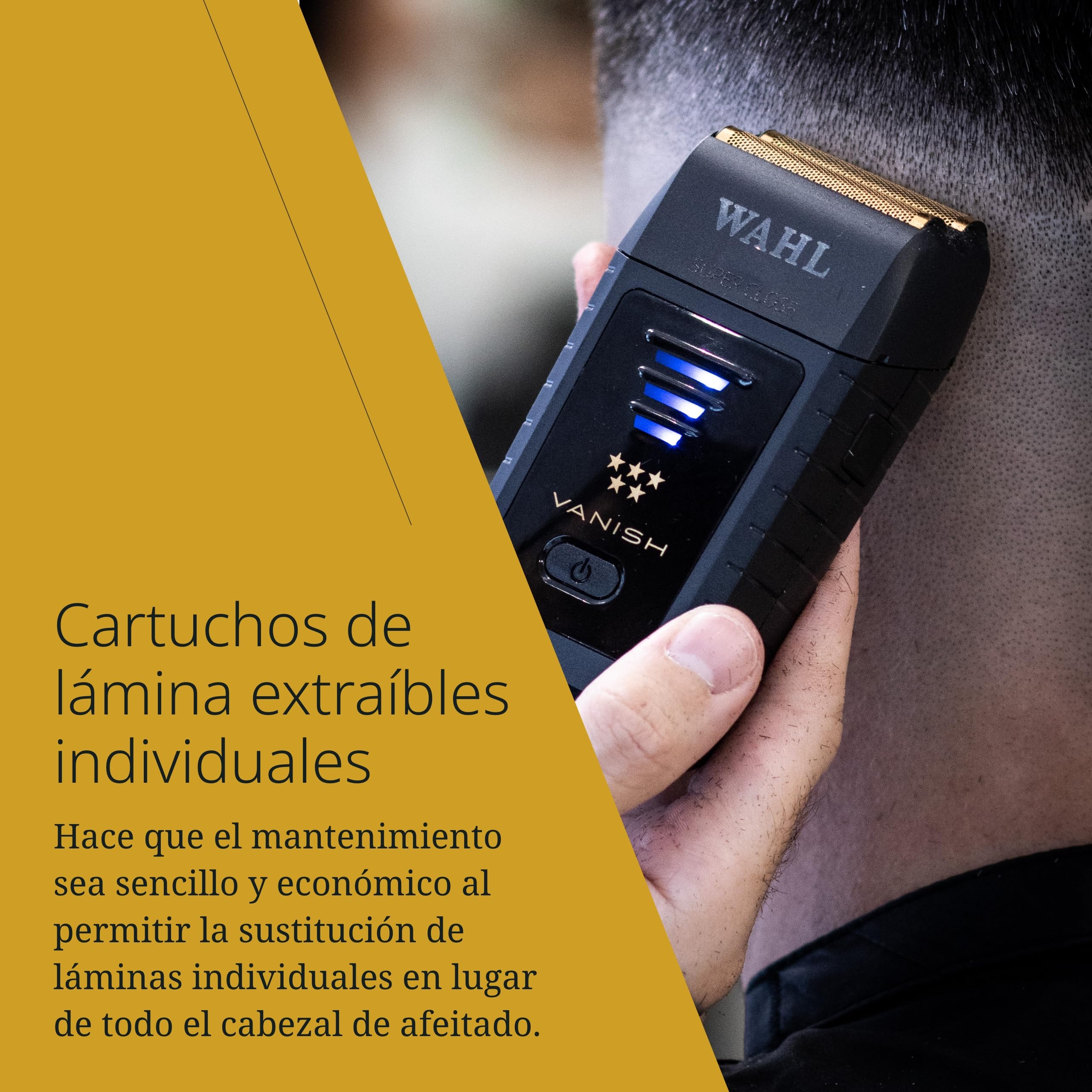 Wahl Vanish Máquina de Afeitar - Afeitadora Eléctrica para un Afeitado Suave y un Acabado Limpio