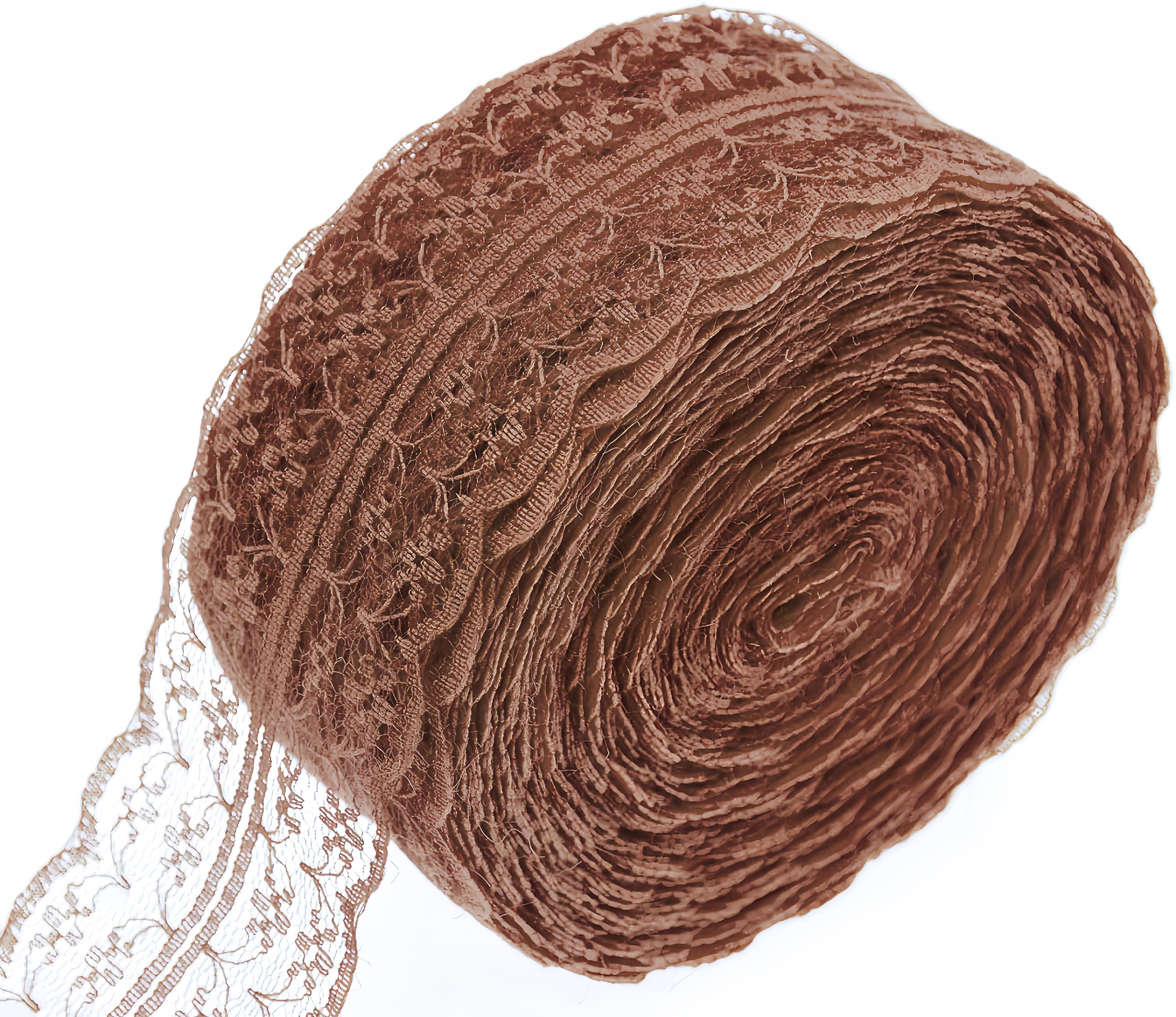 TIAMALL 4 rotoli di nastro floreale marrone largo 2,5 cm per
