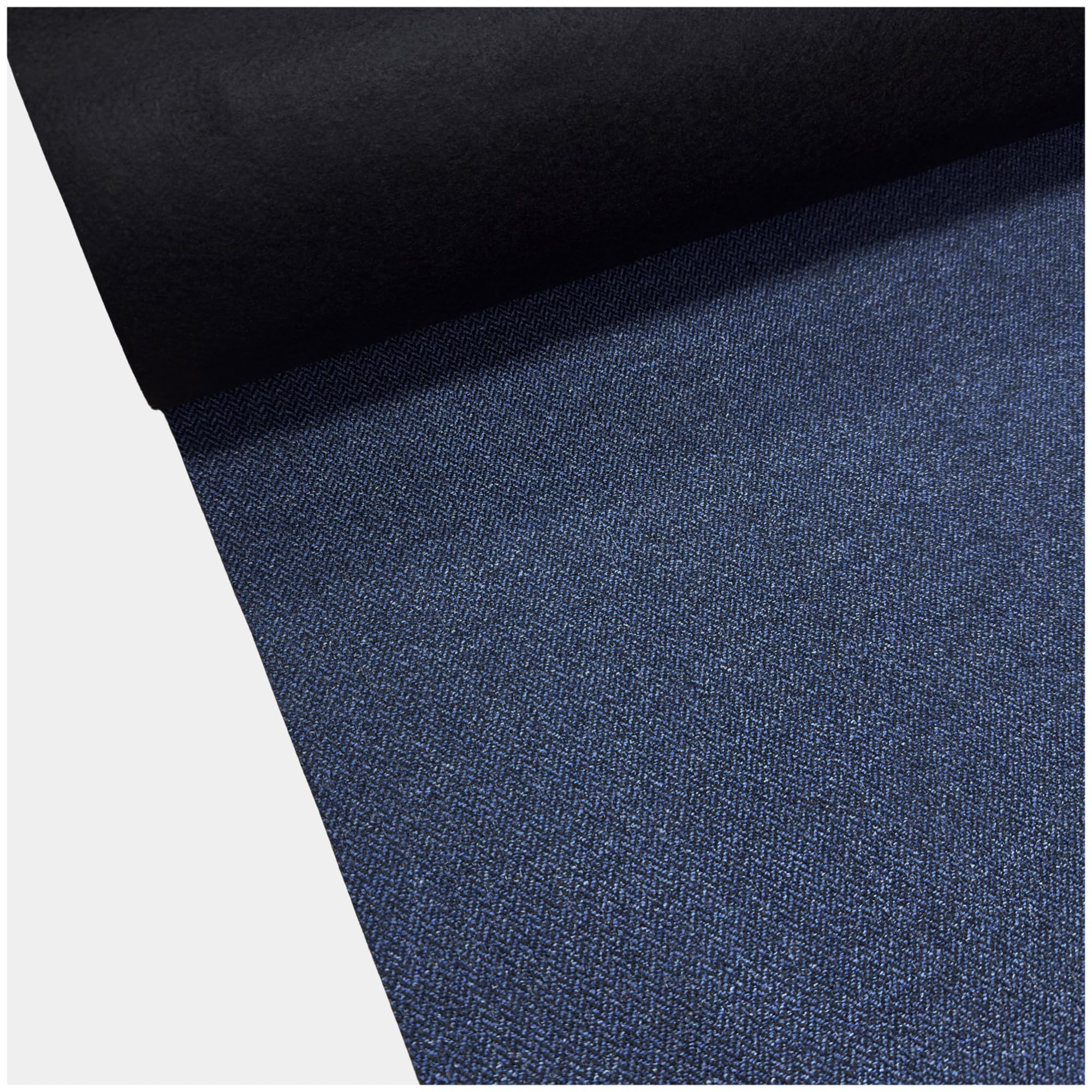 Ocean Orkney Tweed Upholstery Fabric - Half Metre (50cm x 148cm) - Heavy Duty Herringbone Furniture Fabric for Sofa, Armchair, Dining Chairs, Cushions, Curtains, Headboards & Crafts