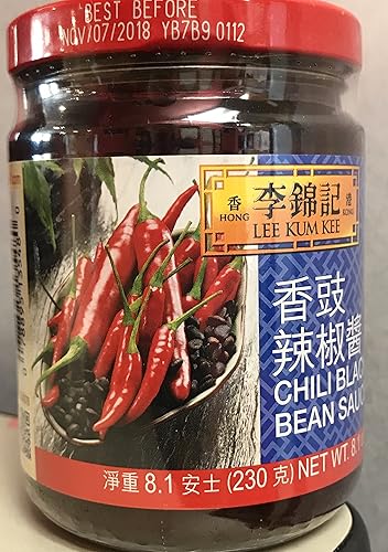 Lee Kum Kee Salsa de frijoles negros con chile, 8.1 onzas (paquete de 2)