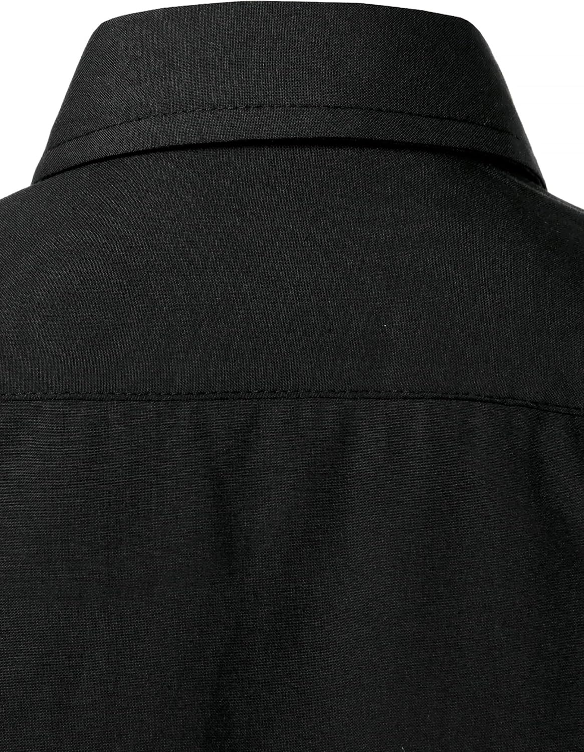 Boys Oxford Button Down Shirt Short Sleeve Formal Uniform Dress Shirts with Pocket - Image 6